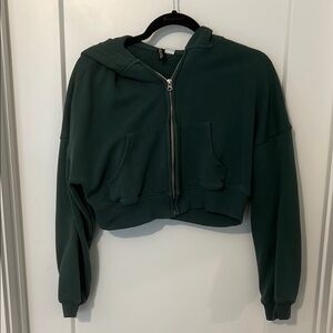 Green Hoodie Jacket